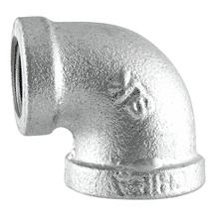 Galvanized Reducing 90 Degree Elbows